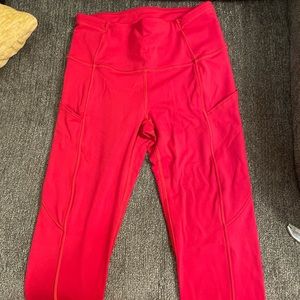 lululemon red leggings